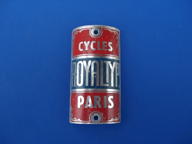Ancienne Plaque de Vélo Cycles vierge - FR